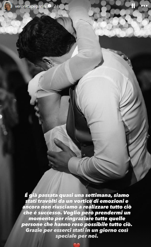 Veronica Peparini foto dell nozze