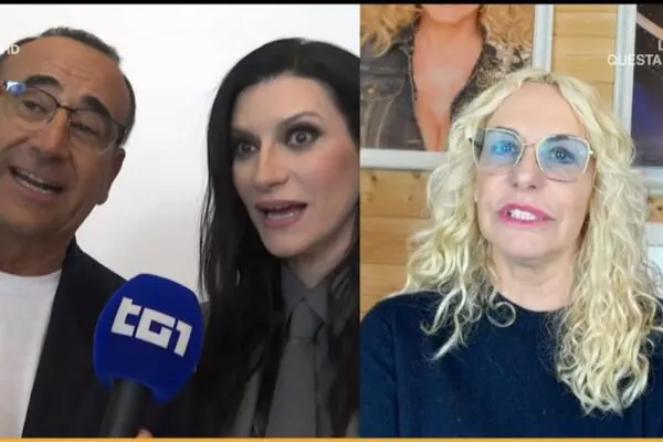 Antonella Clerici difende Laura Pausini