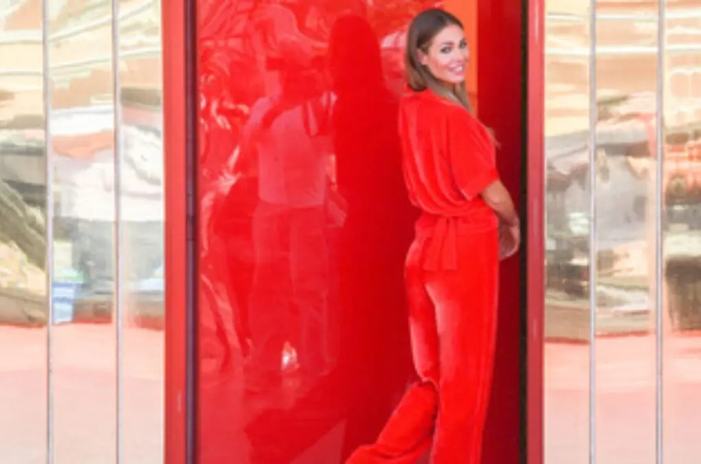 Ilary Blasi sul set del Grande Fratello