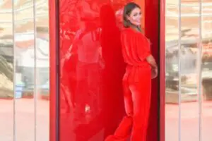 Ilary Blasi sul set del Grande Fratello