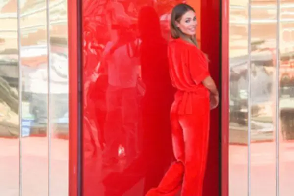 Ilary Blasi sul set del Grande Fratello