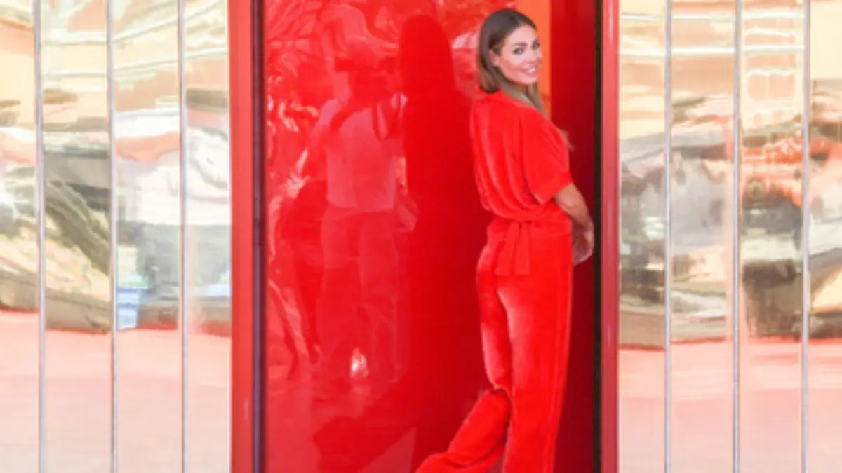 Ilary Blasi sul set del Grande Fratello