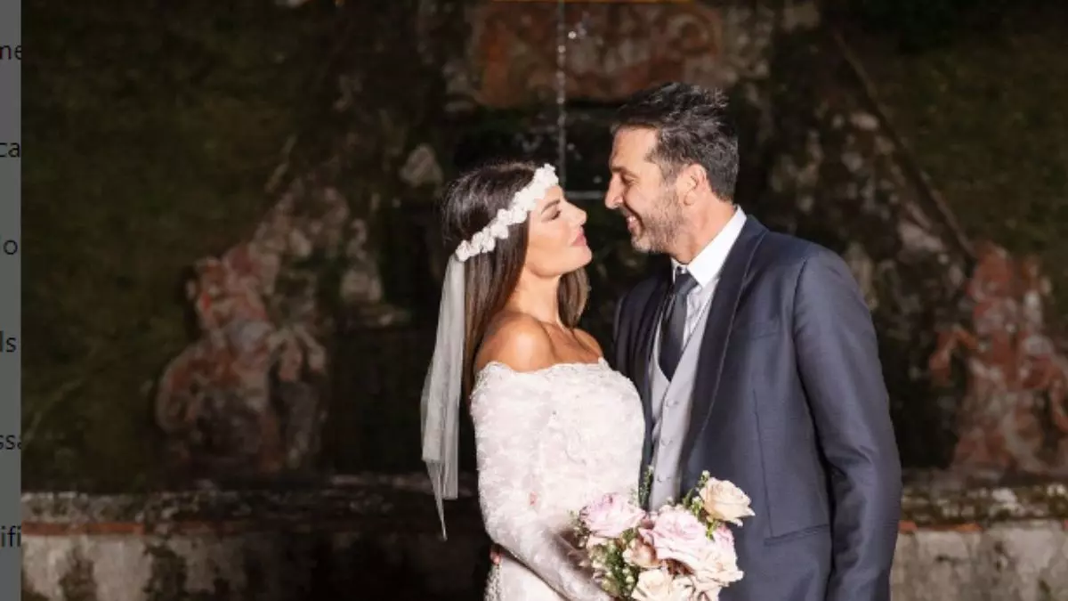 Gigi Buffon e Ilaria D'Amico si sono sposati