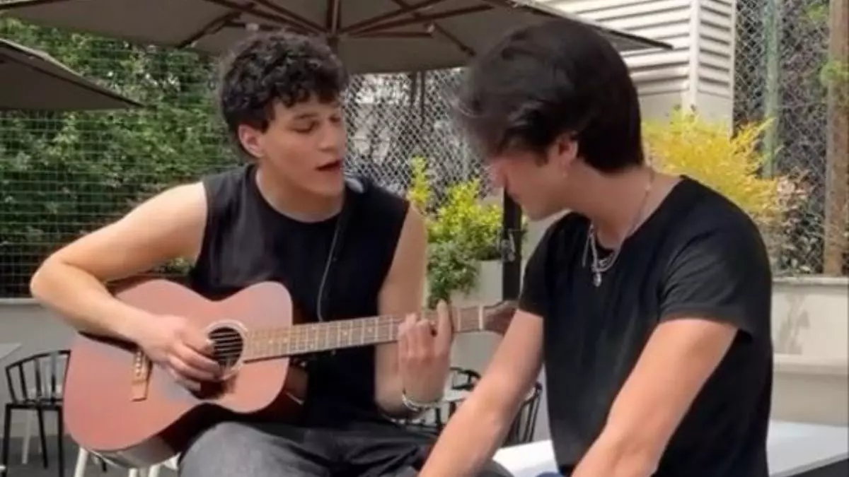 Jacopo Sol e Nicolò Filippucci ineme dopo Amici 24