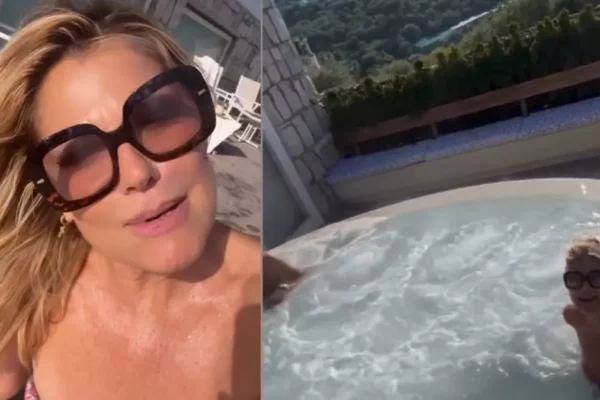 Patrizia Pellegrino relax da sogno a Sorrento con la ex vippona Patrizia Pellegrino a Sorrento con Orlando