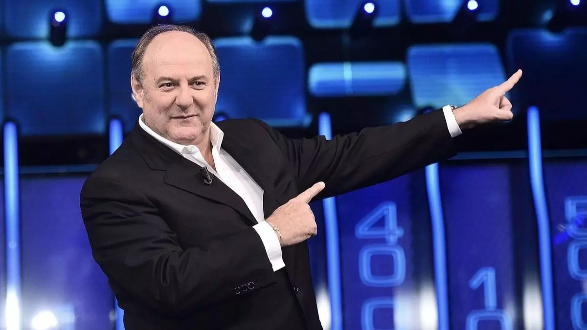 Gerry Scotti e Stefano la sfida