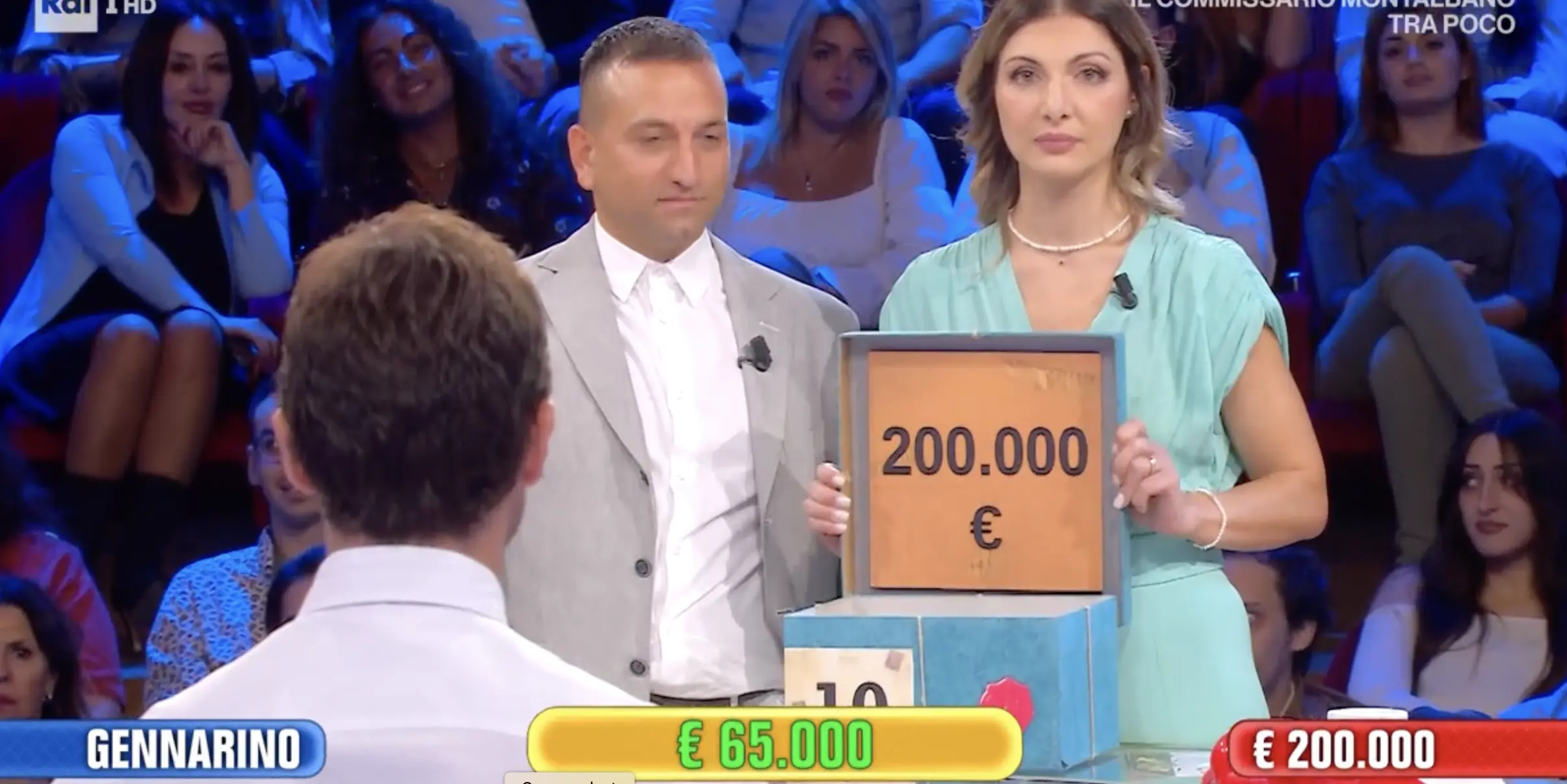 Affari tuoi incredibile colpèo dio scena